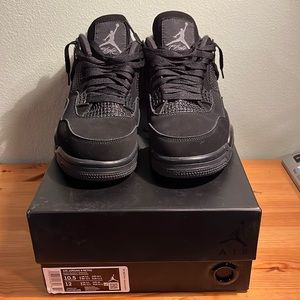 Nike Air Jordan 4 Retro “Black Cat” CU1110-010 Sz 10.5
